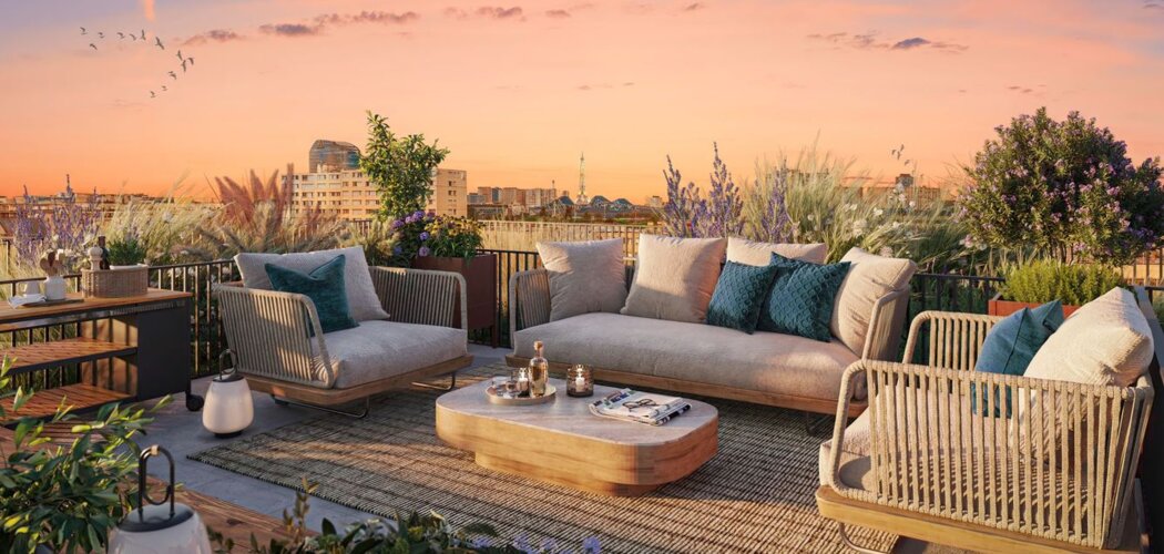 Programme immobilier neuf NUANCES - Issy-les-Moulineaux : logements neufs sécurisés et verdoyants proche des transports (92130) - Référence : 16935