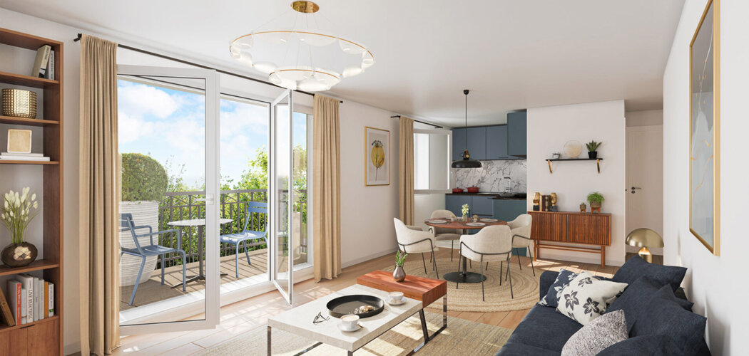 Programme immobilier neuf Ivry Confluences 2 - Ivry-sur-Seine à proximité des rives de la Seine et du RER C (94200) - Référence : 16754