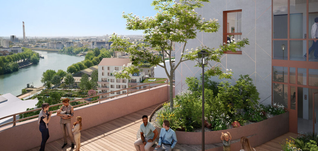 Programme immobilier neuf RIVES DE SEINE - Ivry-sur-Seine : des logements neufs entre nature et mobilité douce (94200) - Référence : 14817