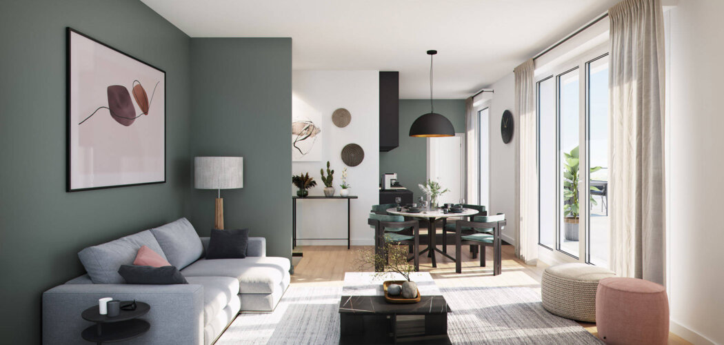 Programme immobilier neuf Haute Rive - Joinville-le-Pont : logements neufs sécurisés et lumineux proche du RER A (94340) - Référence : 14895