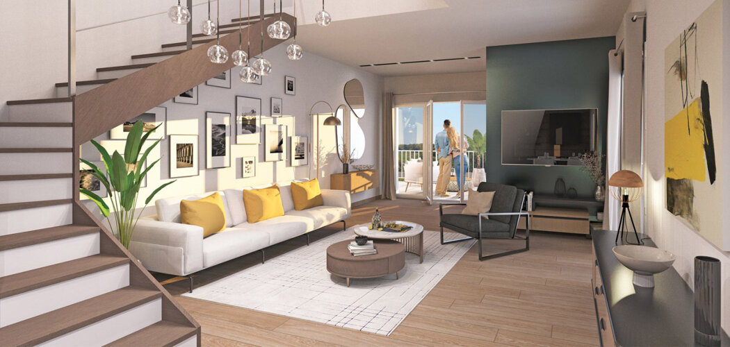 Programme immobilier neuf Les Terrasses de l’Hautil - Jouy-le-Moutier appartements avec extérieur proche RER A (95280) - Référence : 16135