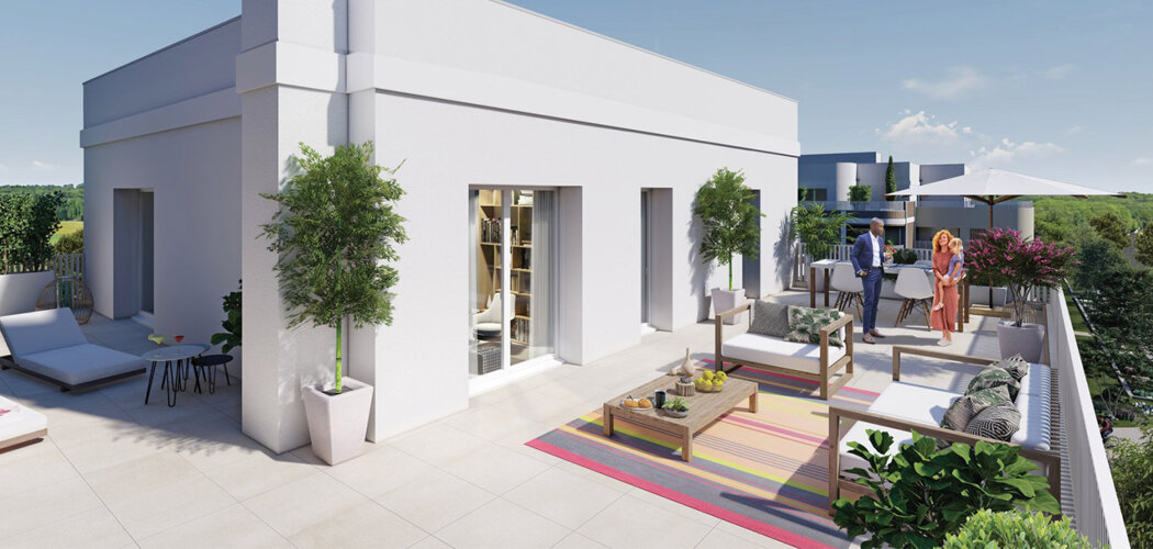 Programme immobilier neuf Les Terrasses de l’Hautil - Jouy-le-Moutier appartements avec extérieur proche RER A (95280) - Référence : 16135