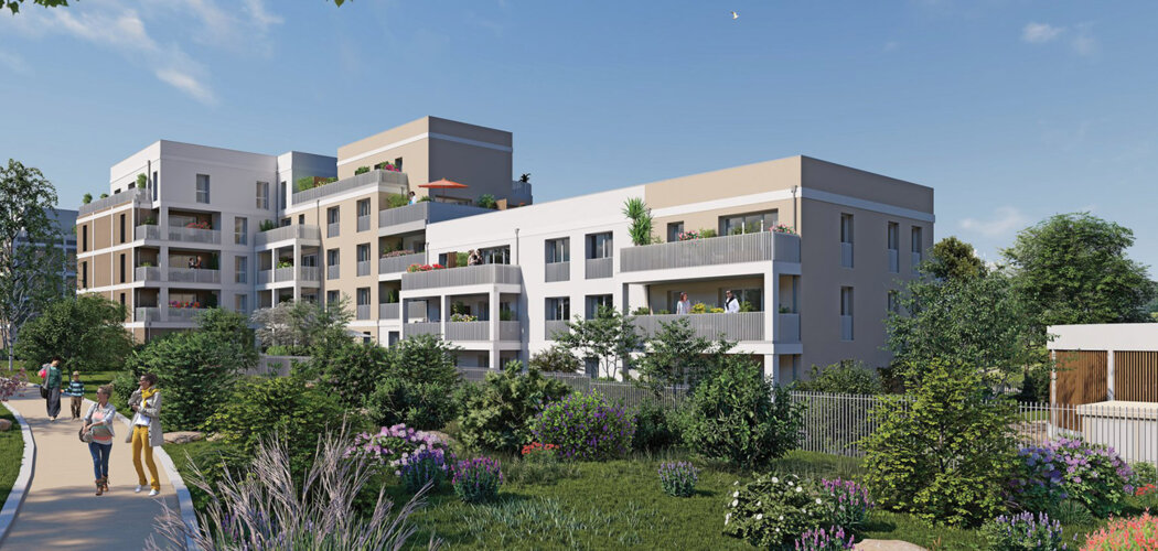 Programme immobilier neuf Les Terrasses de l’Hautil - Jouy-le-Moutier appartements avec extérieur proche RER A (95280) - Référence : 16135