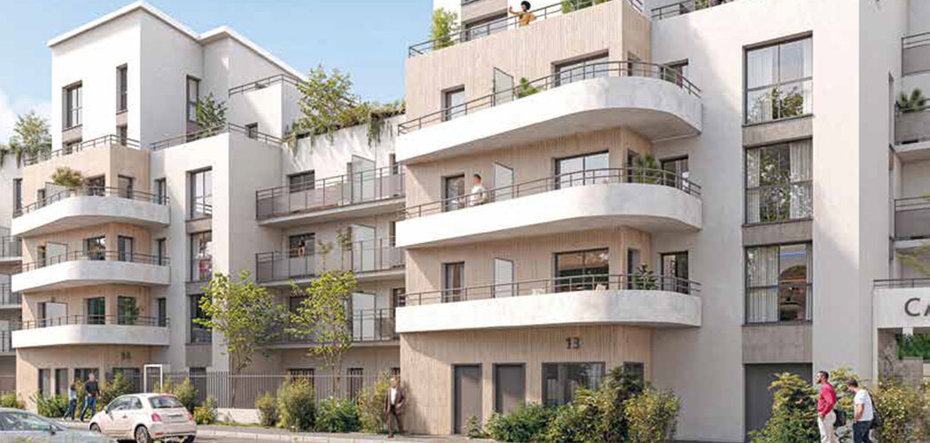 Programme immobilier neuf P.A.R.C en ville - Jouy-le-Moutier  Place du Bien-être à deux pas des bus (95280) - Référence : 16768