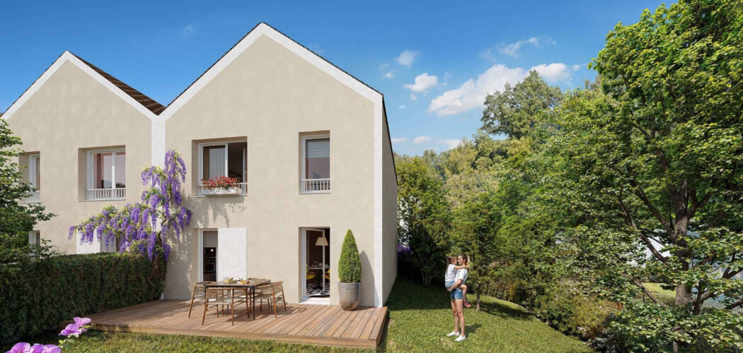 Programme immobilier neuf Le Clos des Rougeux - Jouy-le-Moutier quartier Rougeux à proximité centre et écoles (95280) - Référence : 16583