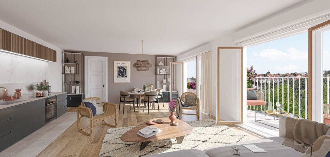 Programme immobilier neuf Les Terrasses du Saule Blanc - Juvisy Sur Orge : logements neufs sécurisés et lumineux proche des transports (91260) - Référence : 15422
