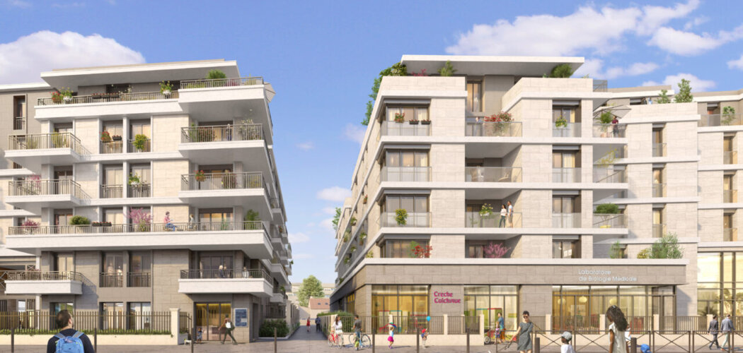 Programme immobilier neuf Place et Lumières - L'Haÿ-les-Roses : logements neufs T2–T4 duplex proche des transports (94240) - Référence : 15733
