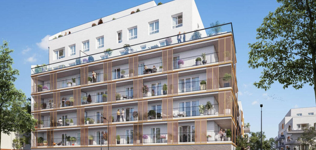 Programme immobilier neuf NOVA GREEN - La Courneuve : logements neufs sécurisés et verdoyants proche des transports (93120) - Référence : 15070