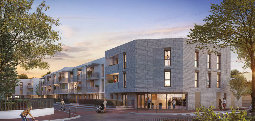 Programme immobilier neuf Cour Nova - La Courneuve non loin du métro 7 et du tramway T1 (93120) - Référence : 16643