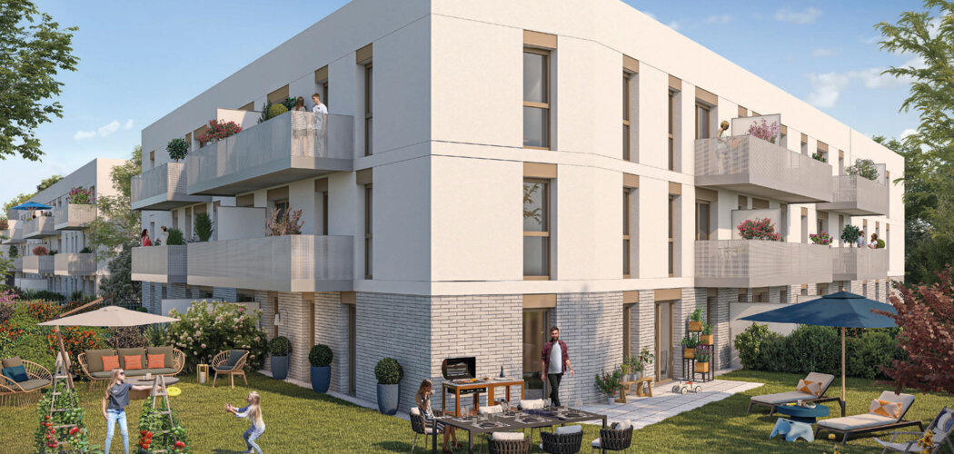 Programme immobilier neuf Cour Nova - La Courneuve non loin du métro 7 et du tramway T1 (93120) - Référence : 16643
