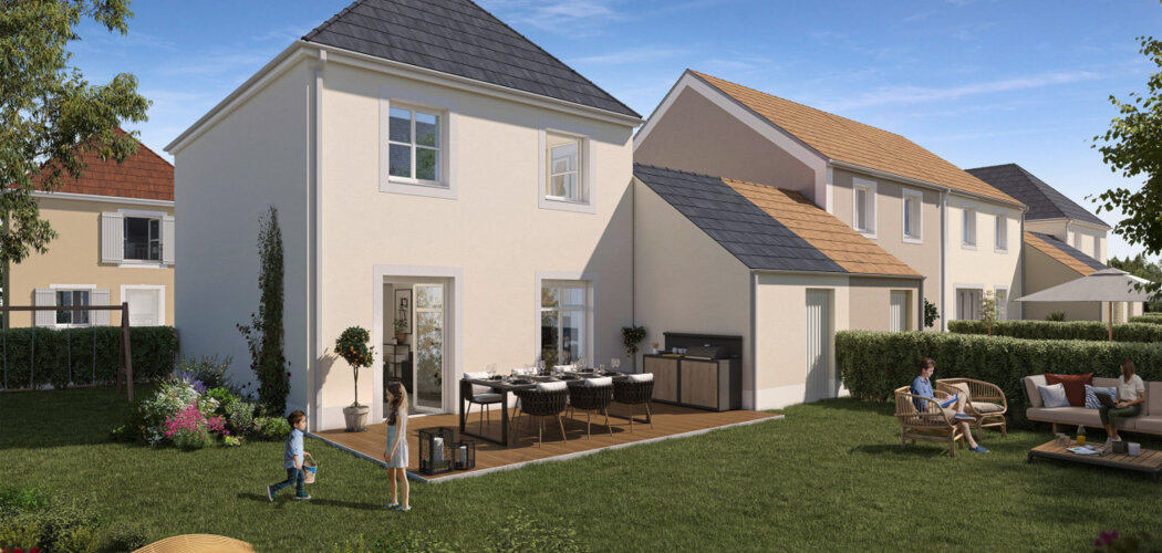 Programme immobilier neuf Domaine du prieuré - La Ferté-Alais à proximité du centre-bourg (91590) - Référence : 8674