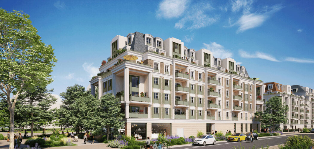 Programme immobilier neuf Village Eiffel 2 - Lot 2 - Le Blanc-Mesnil adresse moderne aux portes d’un parc (93150) - Référence : 16415