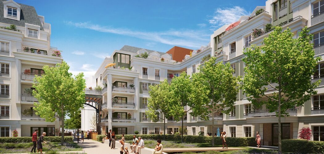 Programme immobilier neuf Esprit 153 - Le Blanc-Mesnil, logements neufs et mobilité douce près du RER B (93150) - Référence : 15957