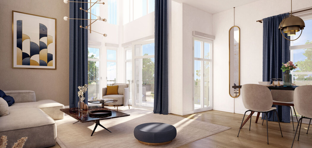 Programme immobilier neuf Esprit 153 - Le Blanc-Mesnil, logements neufs et mobilité douce près du RER B (93150) - Référence : 15957