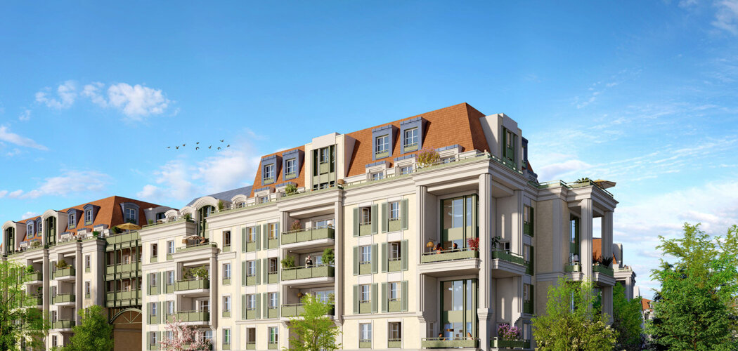 Programme immobilier neuf Esprit 153 - Le Blanc-Mesnil, logements neufs et mobilité douce près du RER B (93150) - Référence : 15957