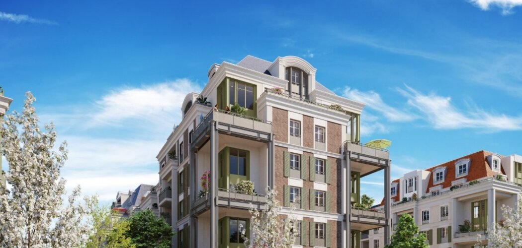 Programme immobilier neuf Village Eiffel 1 - Lot 1-6 - Le Blanc-Mesnil : logements neufs lumineux et sécurisés proche d’un parc de 6,8 hectares (93150) - Référence : 14846