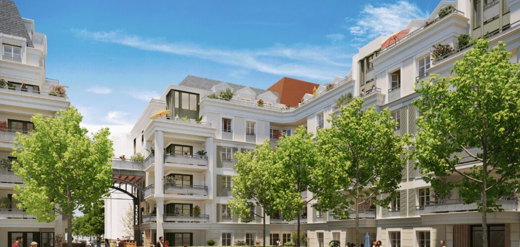 Programme immobilier neuf Village Eiffel 1 - Lot 1-6 - Le Blanc-Mesnil : logements neufs lumineux et sécurisés proche d’un parc de 6,8 hectares (93150) - Référence : 14846