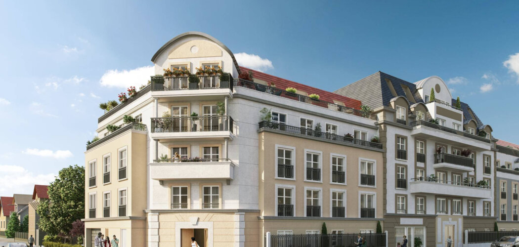 Programme immobilier neuf VILLA DES PETITS PONTS - Le Blanc-Mesnil : logements neufs sécurisés et lumineux proche du RER B (93150) - Référence : 14180