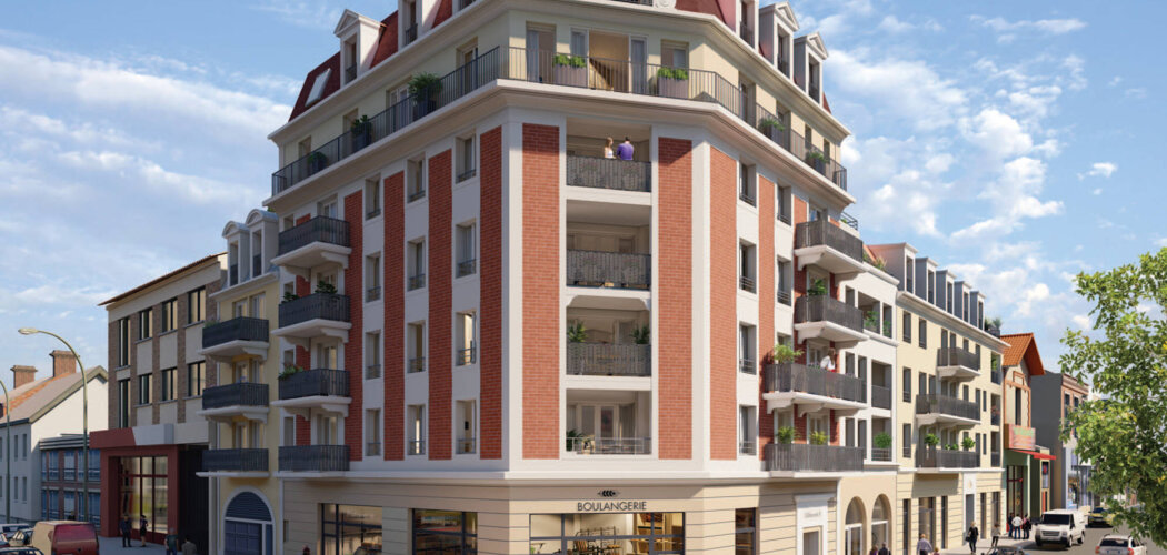 Programme immobilier neuf 14 BARBUSSE - Le Blanc-Mesnil proche de Paris en RER B (93150) - Référence : 16076