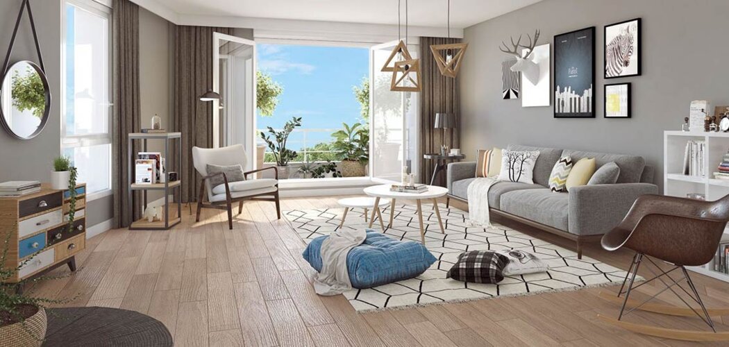 Programme immobilier neuf Maestria - Le Blanc-Mesnil : Résidence studio–T4 avec cadre résidentiel et confort optimisé proche des transports (93150) - Référence : 14809