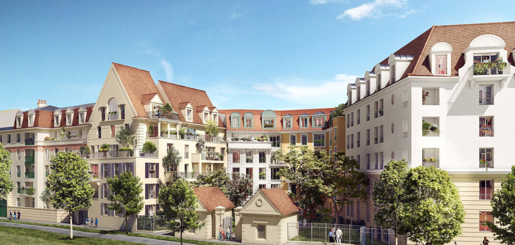 Programme immobilier neuf Le Domaine du Chevalier - Le Blanc-Mesnil : Résidence studio–T5 avec cadre résidentiel et confort optimisé proche des commodités (93150) - Référence : 14760