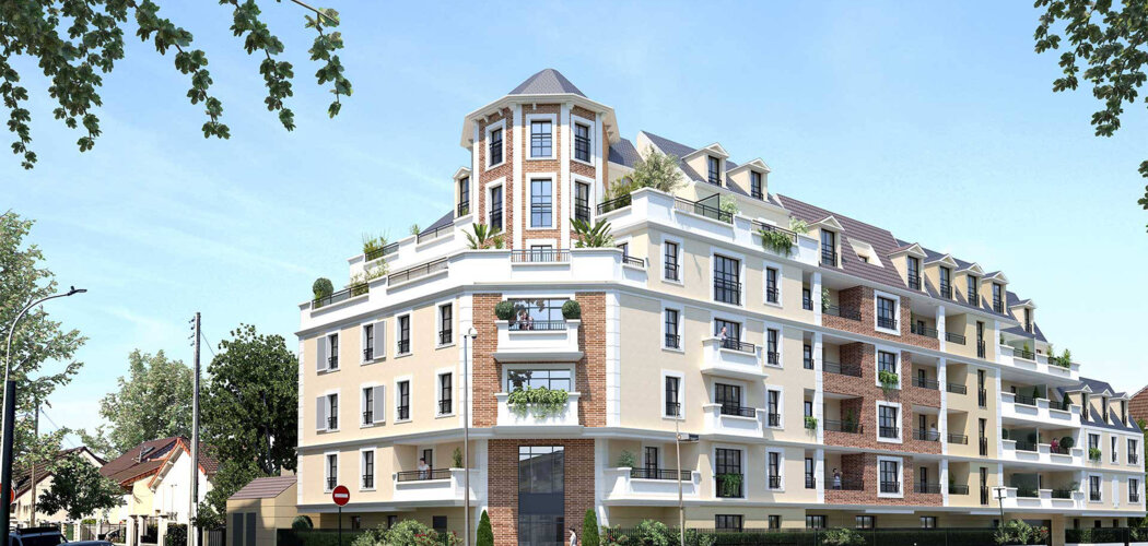 Programme immobilier neuf Villa Auber - Le Blanc-Mesnil : Résidence T2–T5 avec cadre résidentiel et confort optimisé proche des commodités (93150) - Référence : 14654