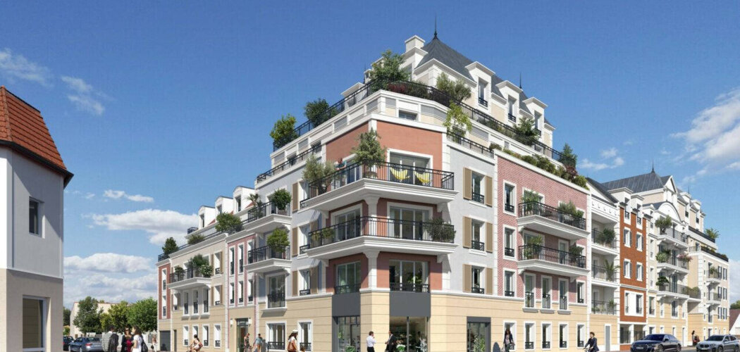 Programme immobilier neuf Les Terrasses d'Amelia - Le Blanc-Mesnil : Résidence T2–T5 avec cadre résidentiel et confort optimisé proche des transports (93150) - Référence : 18204