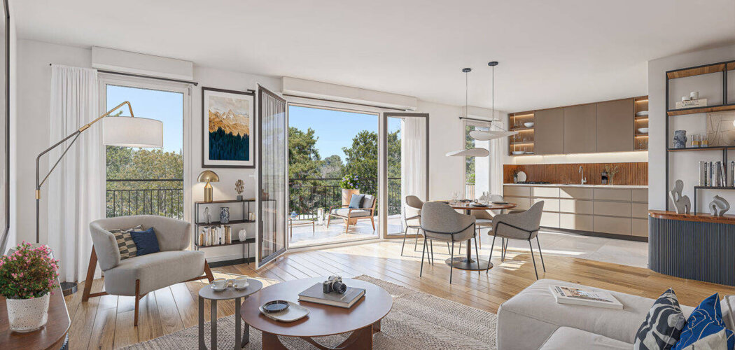 Programme immobilier neuf Le Clos de la Chênaie - Le Chesnay : Appartements neufs au calme, à 10 min de Versailles (78150) - Référence : 16273