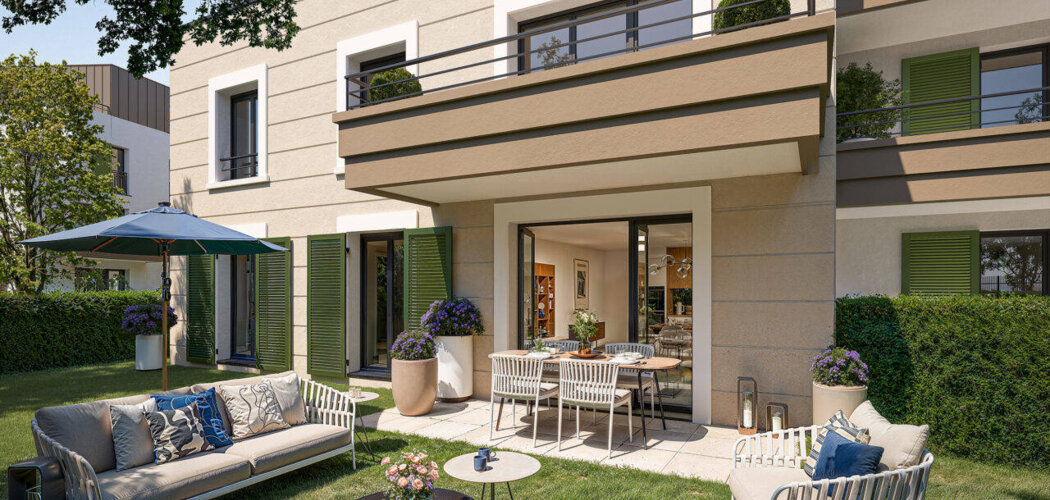 Programme immobilier neuf Le Clos de la Chênaie - Le Chesnay : Appartements neufs au calme, à 10 min de Versailles (78150) - Référence : 16273