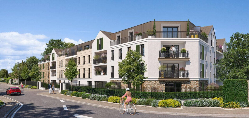 Programme immobilier neuf Le Clos de la Chênaie - Le Chesnay : Appartements neufs au calme, à 10 min de Versailles (78150) - Référence : 16273
