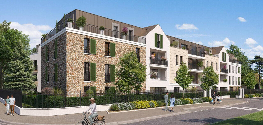 Programme immobilier neuf Le Clos de la Chênaie - Le Chesnay : Appartements neufs au calme, à 10 min de Versailles (78150) - Référence : 16273