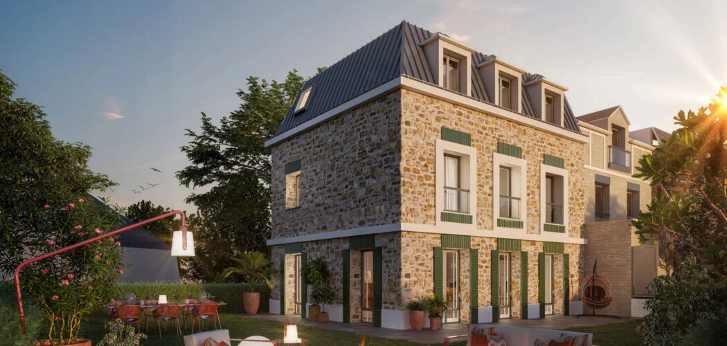 Programme immobilier neuf VILLA KLEBER - VILLA KLEBER - TR1 - Le Chesnay : logements neufs sécurisés et verdoyants proche des transports (78150) - Référence : 15338