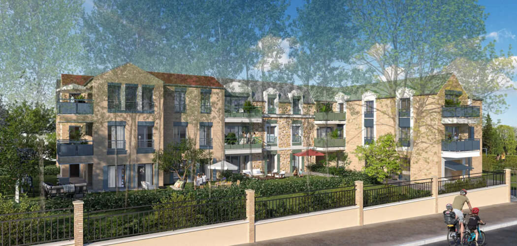 Programme immobilier neuf VILLA KLEBER - VILLA KLEBER - TR1 - Le Chesnay : logements neufs sécurisés et verdoyants proche des transports (78150) - Référence : 15338