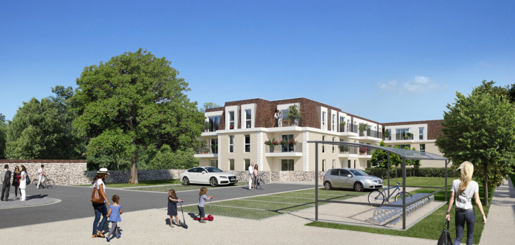 Programme immobilier neuf Le Parc du Manoir - Le Mée-sur-Seine : logements neufs lumineux près des transports et de la nature (77350) - Référence : 14823