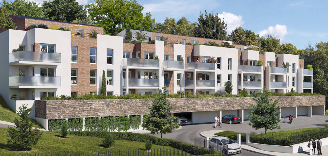 Programme immobilier neuf Les Terrasses du Chateau - Le Mesnil-le-Roi : Résidence T3–T6 avec cadre moderne et confort optimisé proche des commodités (78600) - Référence : 14221