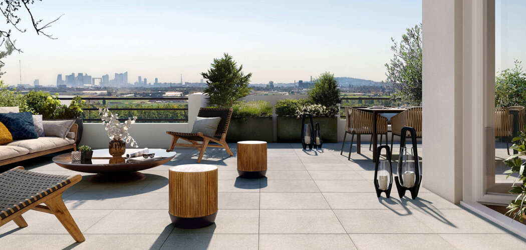 Programme immobilier neuf Les Terrasses du Chateau - Le Mesnil-le-Roi : Résidence T3–T6 avec cadre moderne et confort optimisé proche des commodités (78600) - Référence : 14221