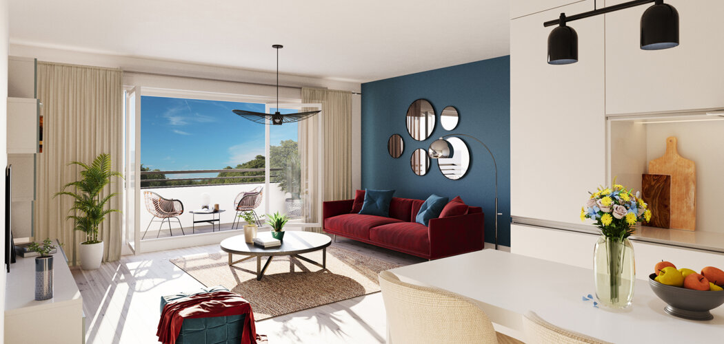 Programme immobilier neuf Les Terrasses de Grangeret -  Le Plessis-Bouchard : logements neufs sécurisés et verdoyants proche des transports (95130) - Référence : 9041