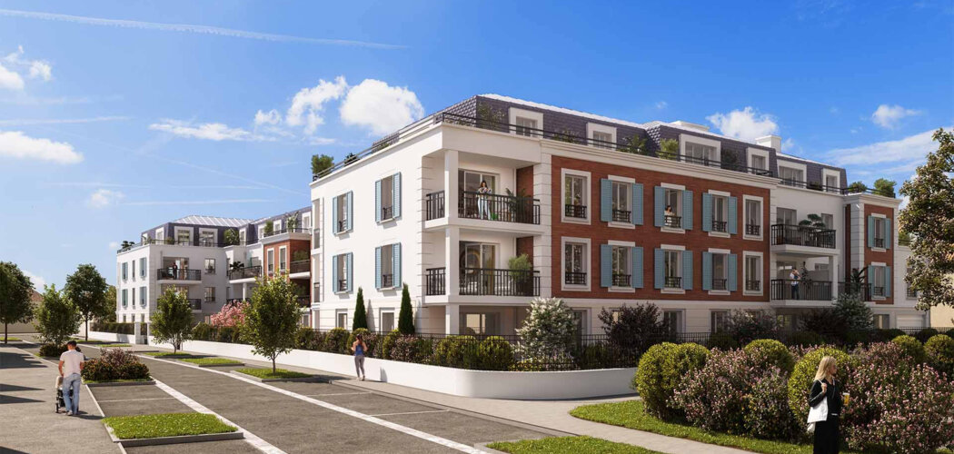 Programme immobilier neuf Le Clos Gaillardet - Le Plessis-Bouchard une adresse connectée via le transilien H (95130) - Référence : 16547