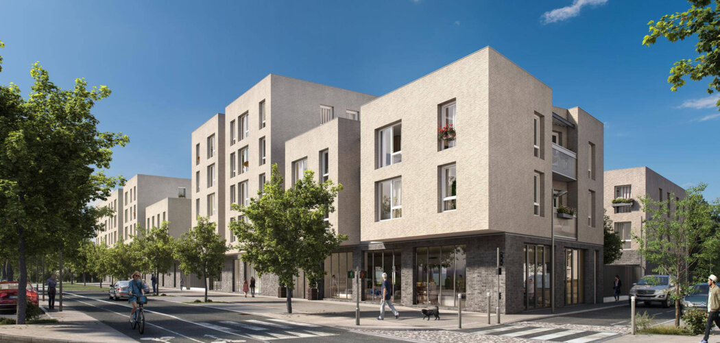 Programme immobilier neuf L'EMPREINTE - Les Mureaux : Résidence studio–T4 avec cadre contemporain et confort optimisé proche des commodités (78130) - Référence : 6021