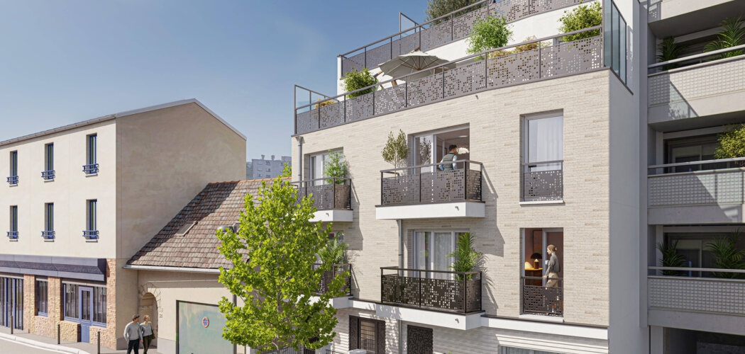 Programme immobilier neuf COSY PARIS - Lilas aux portes de Paris par métro 11 (93260) - Référence : 8968