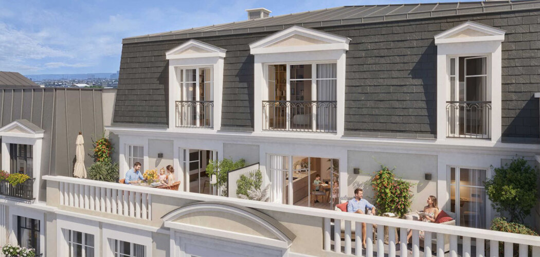 Programme immobilier neuf Le jardin d'Aurea - Livry-Gargan à 5 min à pied du tramway T4 (93190) - Référence : 18363