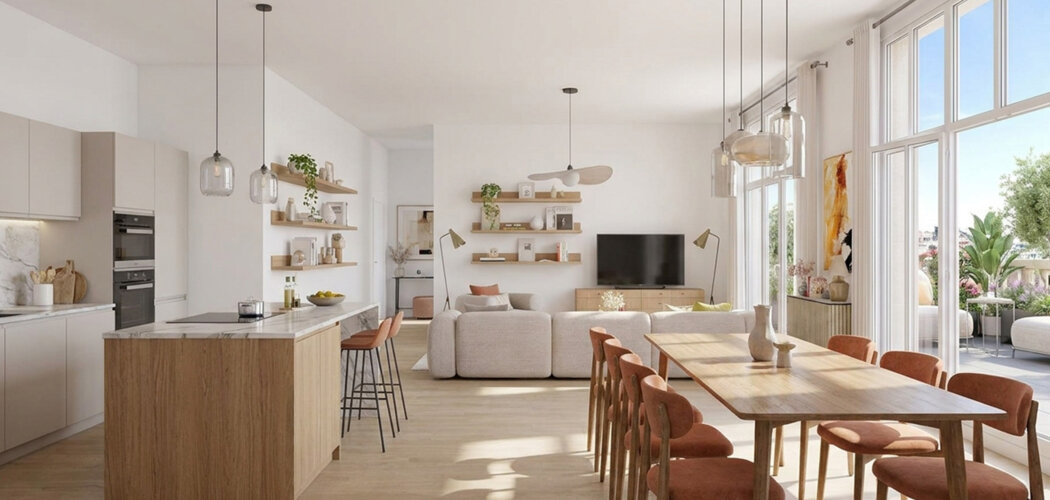 Programme immobilier neuf Le jardin d'Aurea - Livry-Gargan à 5 min à pied du tramway T4 (93190) - Référence : 18363