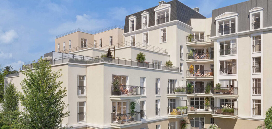 Programme immobilier neuf Le jardin d'Aurea - Livry-Gargan à 5 min à pied du tramway T4 (93190) - Référence : 18363