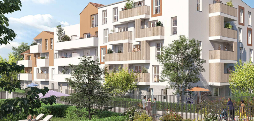 Programme immobilier neuf Les Balcons du Valorée - Lognes : Résidence studio–T5 avec cadre verdoyant et confort optimisé proche des transports (77185) - Référence : 6490