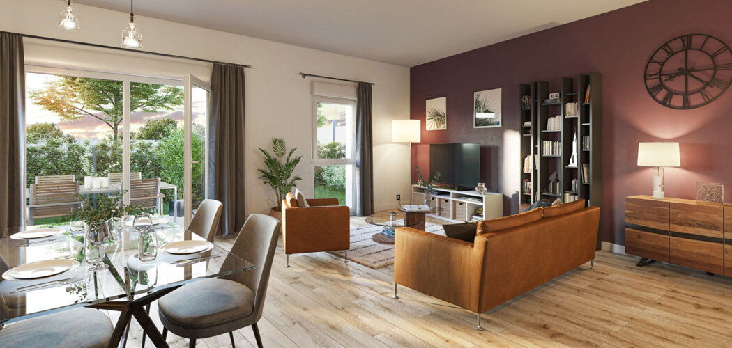 Programme immobilier neuf CONFIDENCE - Mantes-la-Jolie cadre calme à deux pas ligne J (78200) - Référence : 17263
