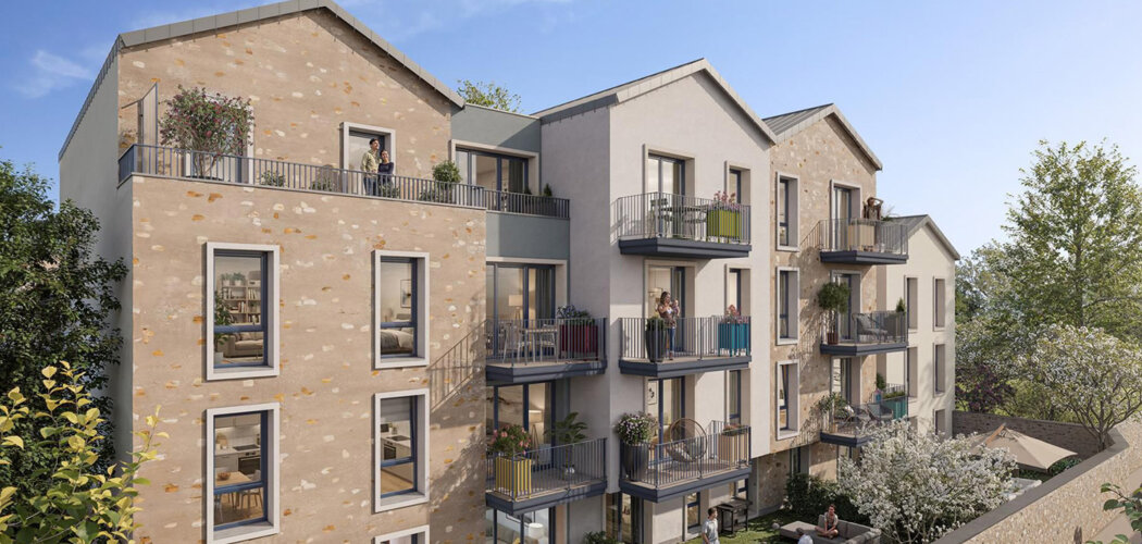 Programme immobilier neuf CONFIDENCE - Mantes-la-Jolie cadre calme à deux pas ligne J (78200) - Référence : 17263