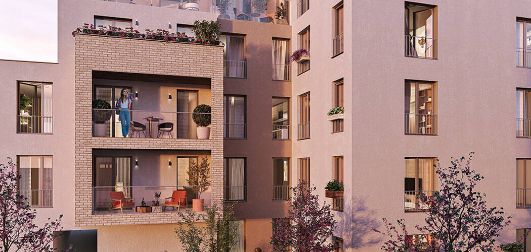 Programme immobilier neuf Le Camélinat - Mantes-La-Ville : logements neufs du studio au T5 proche de la Seine et du Transilien J (78200) - Référence : 15764
