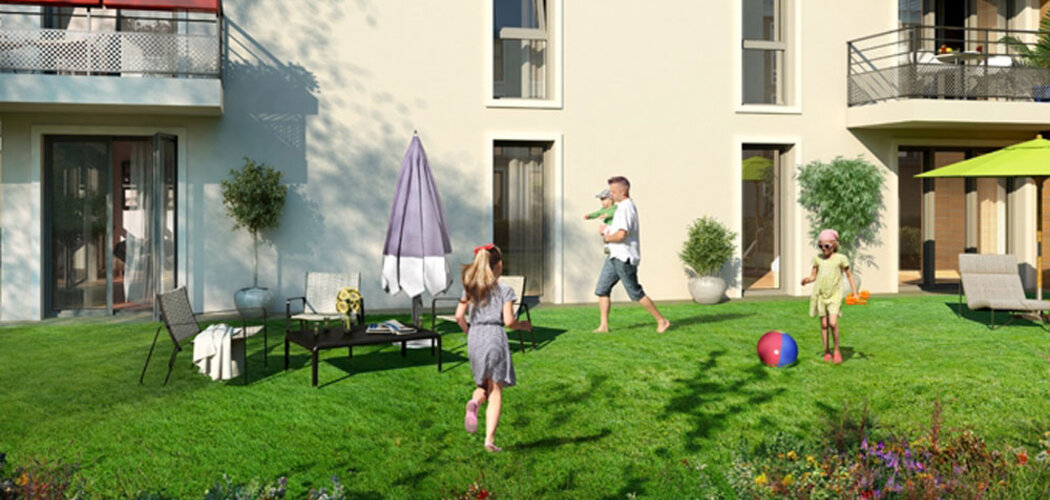 Programme immobilier neuf INSPIRATION - Mareil-Marly : Appartements RT2012 avec doubles vitrages et jardins fleuris proche de la forêt (78750) - Référence : 1814
