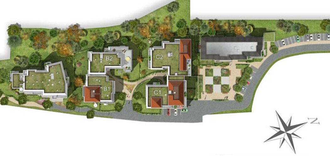 Programme immobilier neuf INSPIRATION - Mareil-Marly : Appartements RT2012 avec doubles vitrages et jardins fleuris proche de la forêt (78750) - Référence : 1814