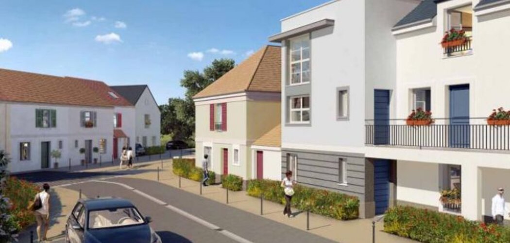 Programme immobilier neuf COEUR DE VILLE - Marolles-en-Hurepoix : Appartements T2–T5 et maisons avec espaces extérieurs et stationnement (91630) - Référence : 107